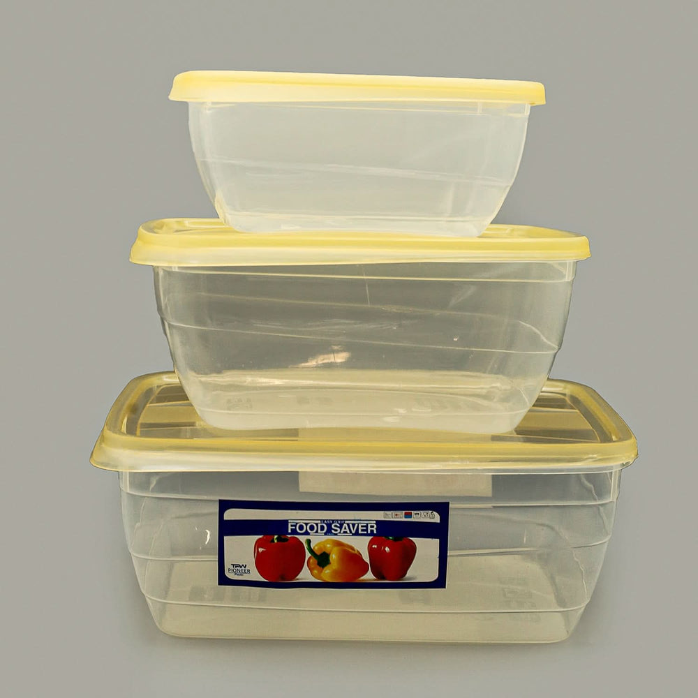 Easy Grip Food Saver Box 3PSet, Storage Boxes, Chase Value, Chase Value