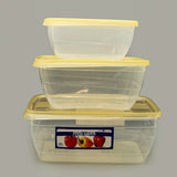 Easy Grip Food Saver Box 3PSet, Storage Boxes, Chase Value, Chase Value