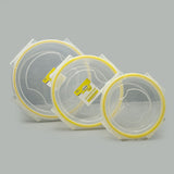 3 Pc Round Air Tight Food Storage Container, Tiffin Boxes & Bottles, Chase Value, Chase Value