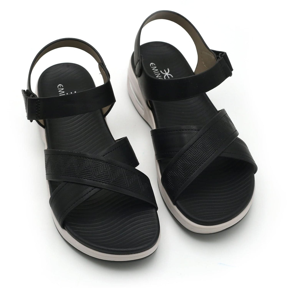 Eminent Women's Softy Sandal - Black, Women Sandals, Eminent, Chase Value
