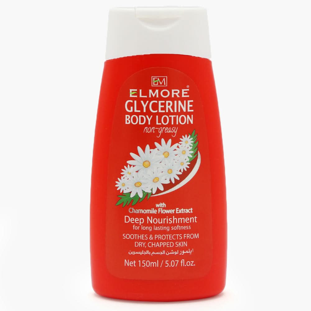 Elmore Deep Nourishment Glycerine Body Lotion, Non Greasy, 150ml, Creams & Lotions, Chase Value, Chase Value
