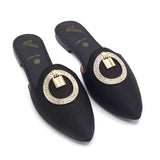 Women's Backless Pump - Black, Women Backless Pumps, Chase Value, Chase Value