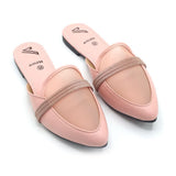 Valuable Women's Backless Pump - Peach, Women Backless Pumps, Chase Value, Chase Value