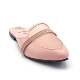 Valuable Women's Backless Pump - Peach, Women Backless Pumps, Chase Value, Chase Value