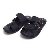 Valuable Buckle Strap Slippers R-008/M185 - Black, Men's Slippers, Chase Value, Chase Value