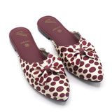 Women's Backless Pump - Maroon, Women Backless Pumps, Chase Value, Chase Value