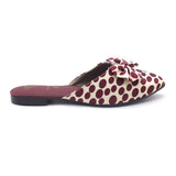 Women's Backless Pump - Maroon, Women Backless Pumps, Chase Value, Chase Value
