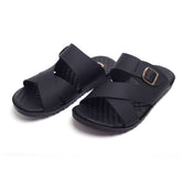 Men's Slipper - Black, Men's Slippers, Chase Value, Chase Value