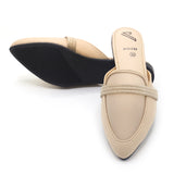 Valuable Women's Backless Pump - Fawn, Women Backless Pumps, Chase Value, Chase Value