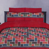 Double Bedsheet 90*98 - Multi Color, Double Size Bed Sheet, Chase Value, Chase Value