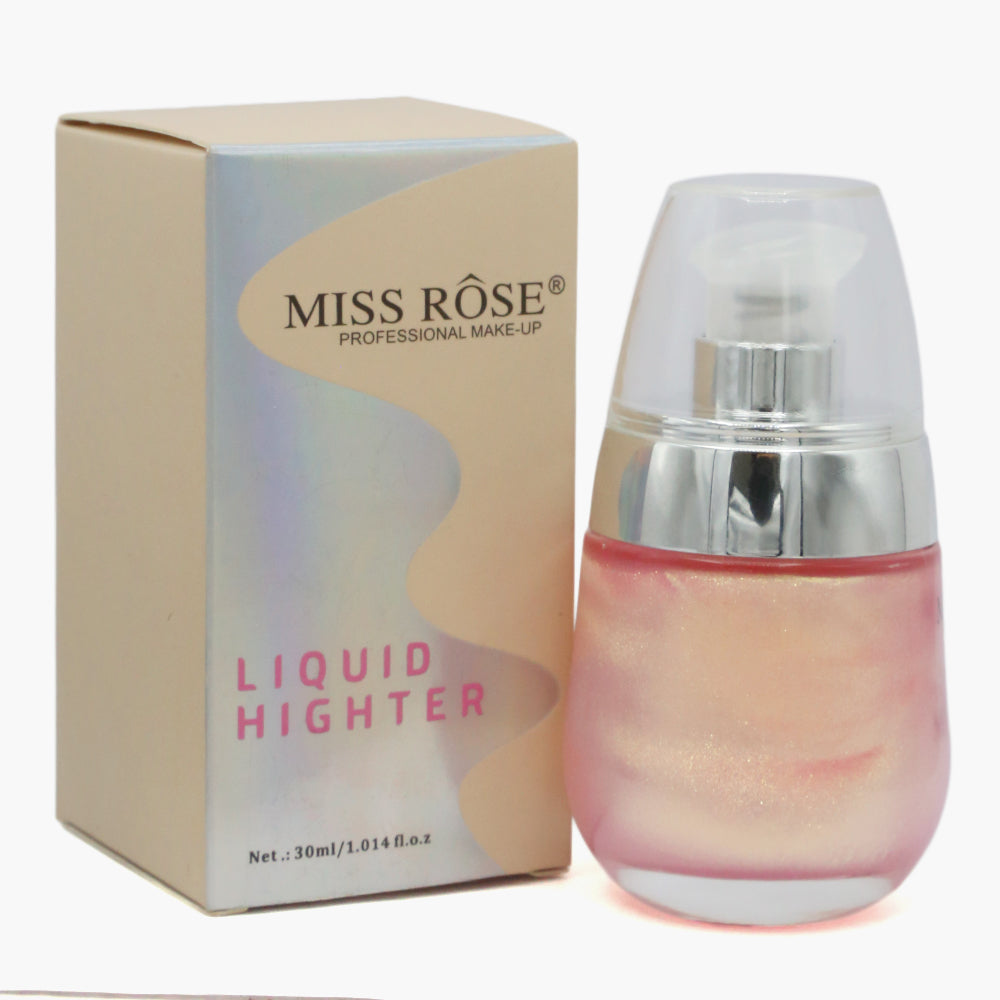 Miss Rose Liquid Highlighter Pump, 30ml, Skin Treatments, Mise Rose, Chase Value