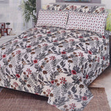 King Size Bedsheet Set 5Pcs 90*98 - Multi Color, King Size Bed Sheet, Chase Value, Chase Value