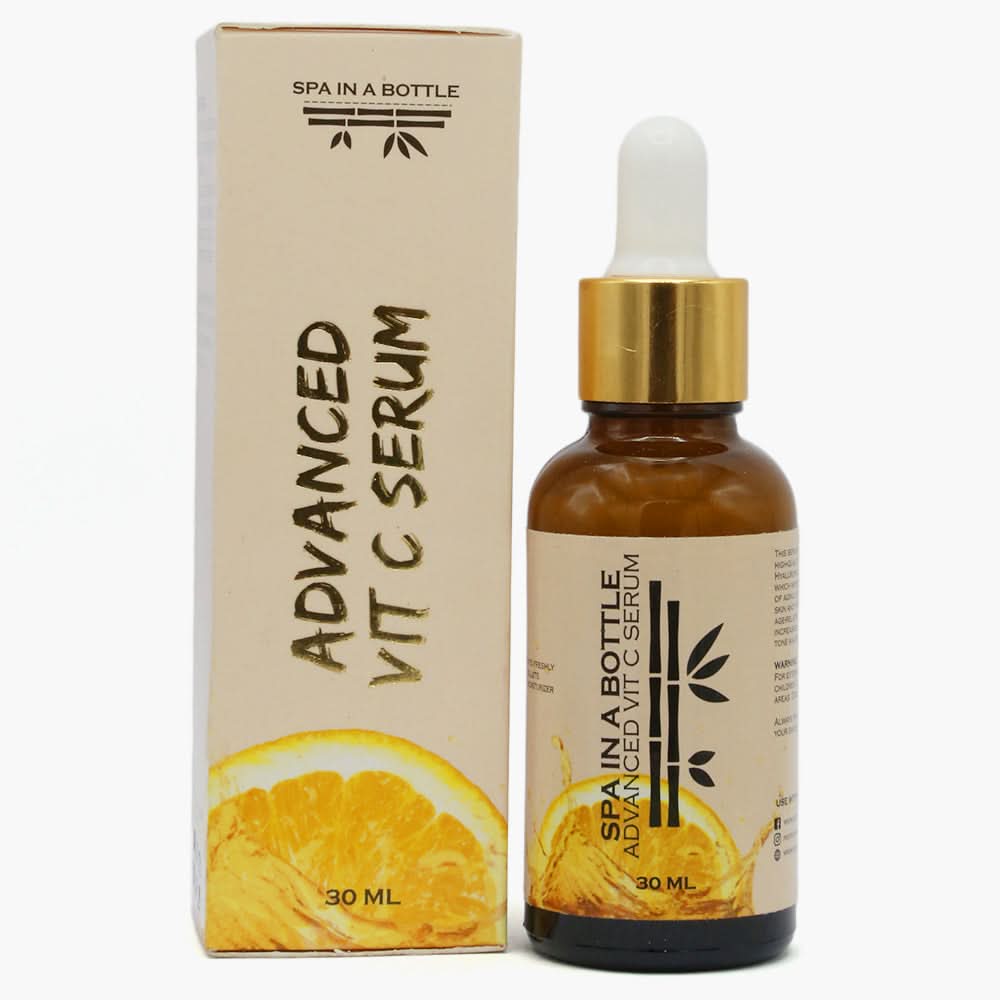 Spa In A Bottle Advanced Vitamin C & E Serum, 30ml, Skin Treatments, Spa, Chase Value