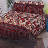 King Size Bedsheet Set 5Pcs 90*98 - Multi Color, King Size Bed Sheet, Chase Value, Chase Value