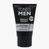 Pond's Men Bright Boost Brightening+Dark Spots Cleanser Facial Scrub - 100g, Scrubs, Pond's, Chase Value