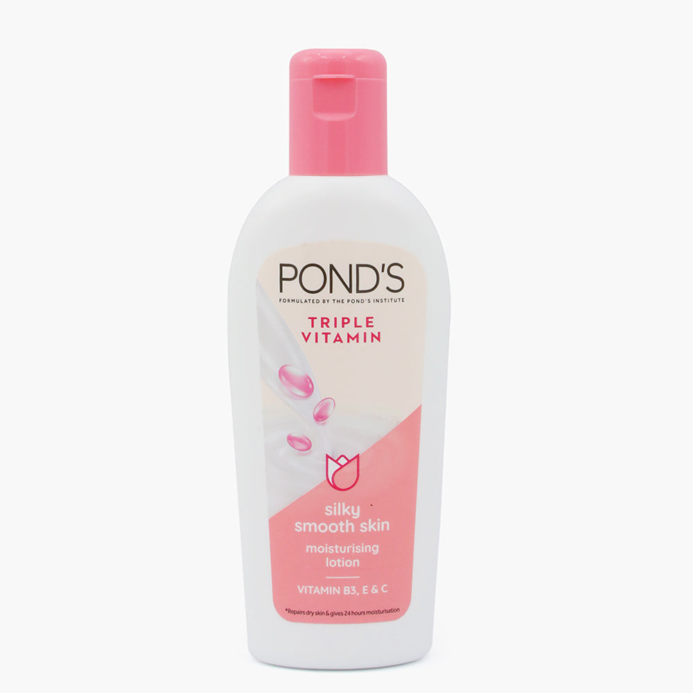 Pond's Triple Vitamin Silky Smooth Skin Moisturising Lotion - 100ml, Creams & Lotions, Pond's, Chase Value