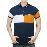 Men's Half Sleeves Polo T-Shirt - Steel Blue, Men, T-Shirts And Polos, Chase Value, Chase Value