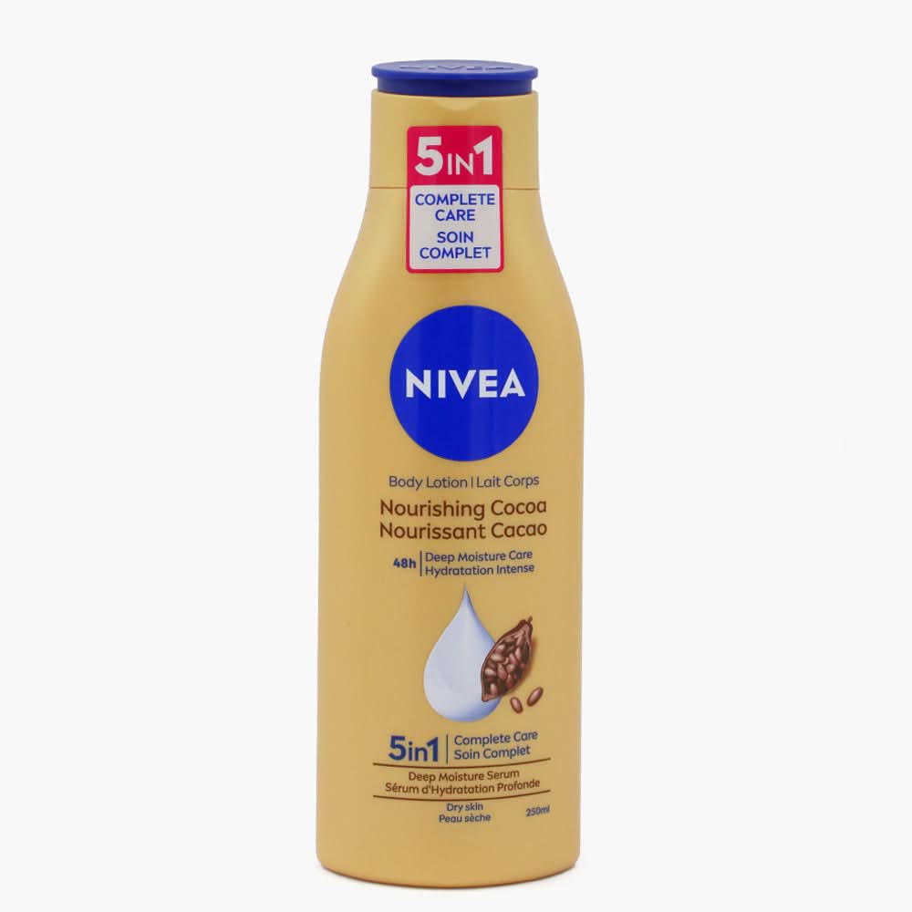 Nivea Cocoa Butter Dry Skin Body Lotion, With Deep Moisture Serum - 250ml, Creams & Lotions, Nivea, Chase Value