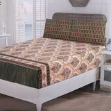 Fitted Bed Sheet With 2 Pillow - Multi Color, Single Size Bed Sheet, Valuable, Chase Value