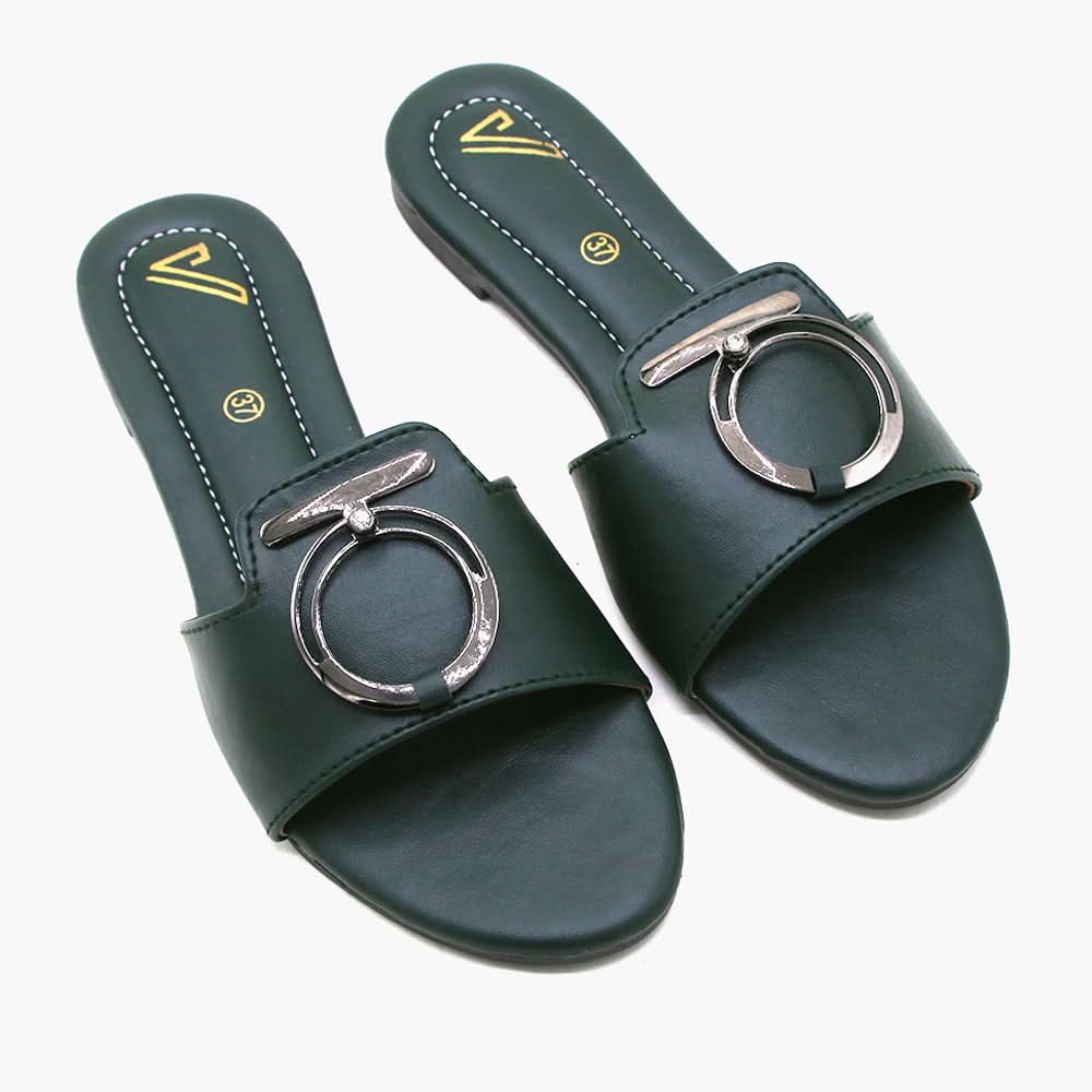 Women's Slipper - Green, Women Slippers, Chase Value, Chase Value