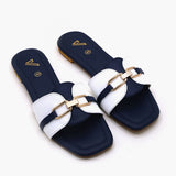 Women's Slipper - Navy Blue, Women Slippers, Chase Value, Chase Value