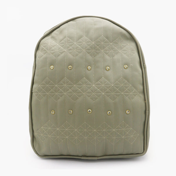 Girls Backpack - Olive Green, kids bags, Chase Value, Chase Value