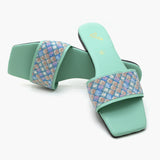 Women's Slipper - Green, Women Slippers, Chase Value, Chase Value