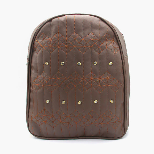 Girls Backpack - Brown, kids bags, Chase Value, Chase Value