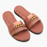 Girls Slipper - Peach, Girls Slippers, Chase Value, Chase Value