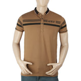 Men's Half Sleeves Polo T-Shirt - Brown, Men, T-Shirts And Polos, Chase Value, Chase Value