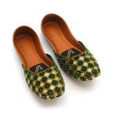 Girls Khussa - Green, Girls Khussa, Chase Value, Chase Value