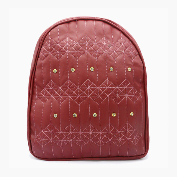 Girls Backpack - Maroon, kids bags, Chase Value, Chase Value