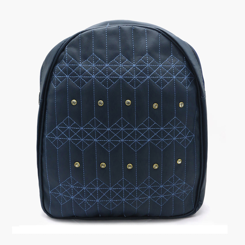 Girls Backpack - Dark Blue, kids bags, Chase Value, Chase Value