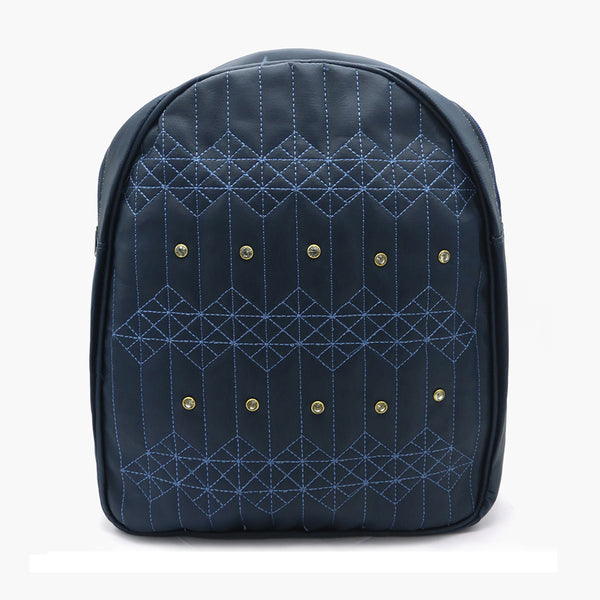 Girls Backpack - Dark Blue, kids bags, Chase Value, Chase Value