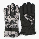 Boys Printed Leather Gloves - Grey, Boys Caps & Gloves, Chase Value, Chase Value
