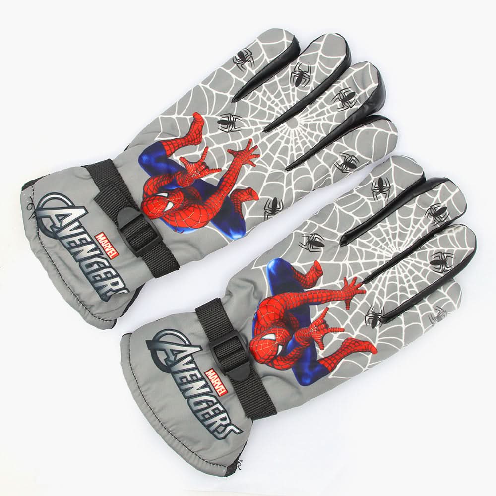 Boys Leather Gloves - Grey, Boys Caps & Gloves, Chase Value, Chase Value