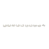 10 Pcs Rings Card - Silver, Girls Finger Rings, Chase Value, Chase Value