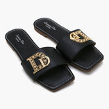 Women's Slipper - Black, Women Slippers, Chase Value, Chase Value