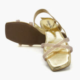 Girls Sandal - Golden, Girls Sandals, Chase Value, Chase Value