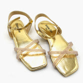 Girls Sandal - Golden, Girls Sandals, Chase Value, Chase Value
