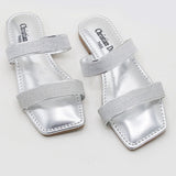 Girls Slipper - Silver, Girls Slippers, Chase Value, Chase Value