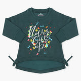 Eminent Girls Full Sleeves T-Shirt - Dark Green, Girls T-Shirts, Eminent, Chase Value