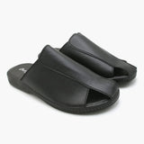Men's Slipper - Black, Men's Slippers, Chase Value, Chase Value