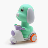 Motorcycle Puppy Toy - Cyan, Non-Remote Control, Chase Value, Chase Value