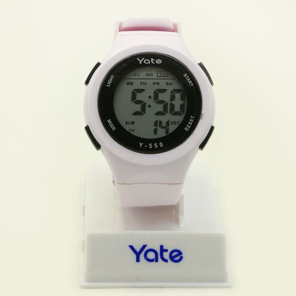 Boys Digital Sports Watch - White, Boys Watches, Chase Value, Chase Value