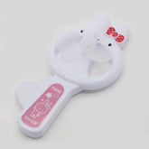 Rabbit hand Pressed Fan Toy - White, Newborn Rattles & Toys, Chase Value, Chase Value