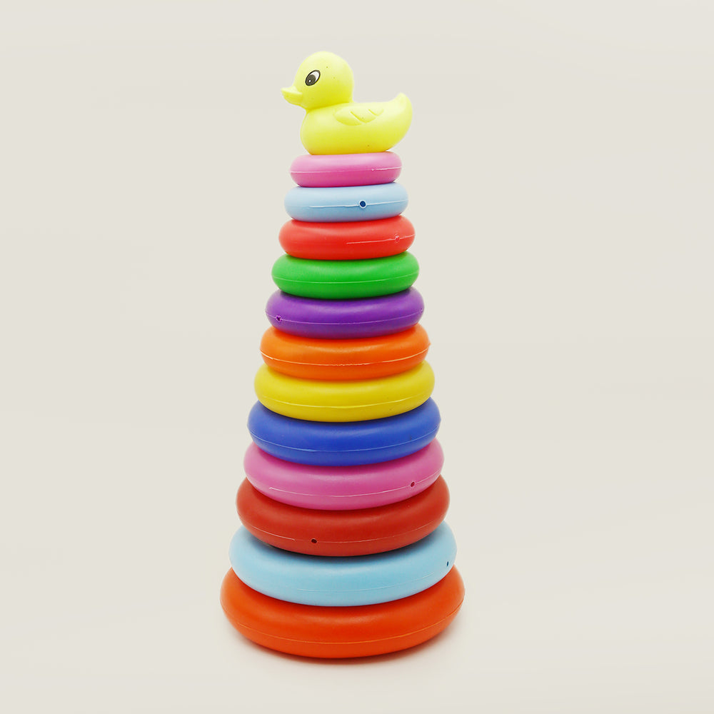 Ring Tower Large - Multi Color, Kids Blocks & Building Toys, Chase Value, Chase Value