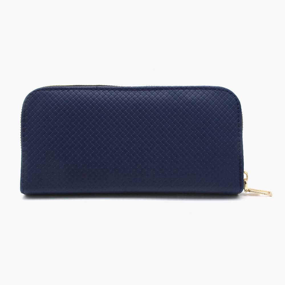 Women's Zipper Wallet - Navy Blue, Women Wallets, Chase Value, Chase Value