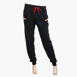 Women's Fancy Terry Trouser - Black, Women Pants & Tights, Chase Value, Chase Value