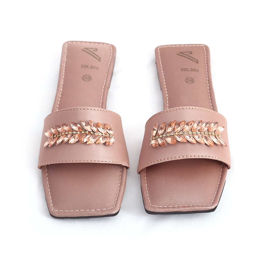 Women's Slippers - Peach, Women Slippers, Chase Value, Chase Value
